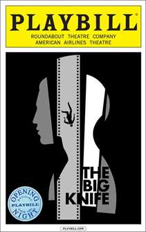 The Big Knife Limited Edition Opening Night Playbill 